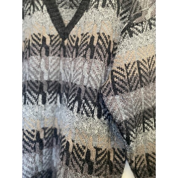 Vtg Nomadic Traders Unisex Size M 100% Wool Nordic Sweater Arctic Pullover - Picture 8 of 9